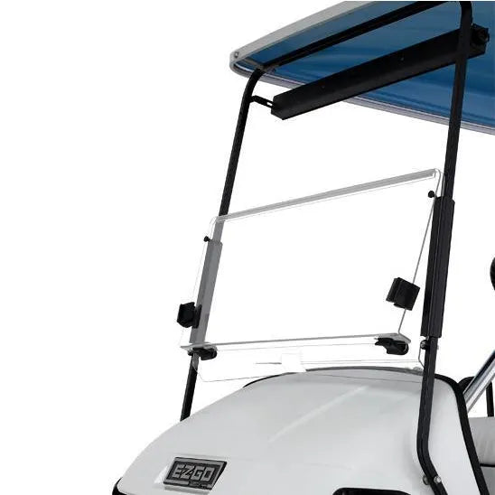 EZGO OEM Windshield Kit 74910G02 Four Caddy Split Clear For Golf Carts Enhanced Visibility Wind Protection