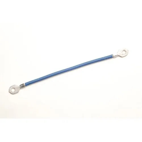 E-Z-GO 6AWG blue wire assembly for golf carts, durable electrical component, 261mm length, OEM 602930 wiring part