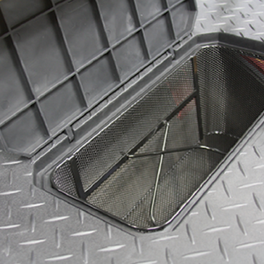 E-Z-GO OEM PF12207 Wire Basket Assembly for Golf Carts Open-Access Cargo Storage