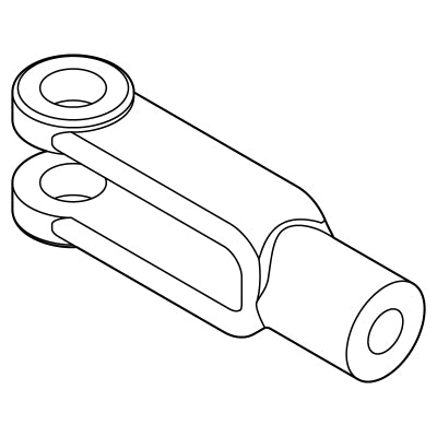E-Z-GO Yoke Clevis 10385G4 for golf carts, high-quality OEM replacement part, showing the metal clevis with attachment points