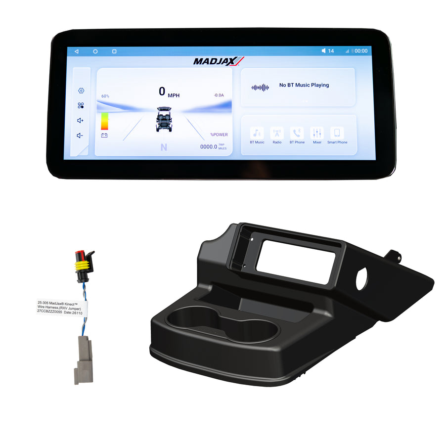 MadJax® Kinect™ Display Screen Kit for EZGO RXV ELiTE w/ OEM Lithium Battery, 25-321