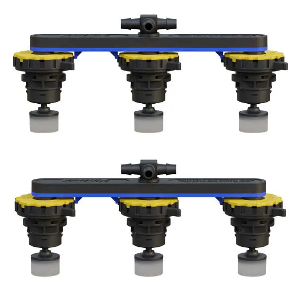 Flow-Rite BG-U12V-1A 12V battery kit coupler for two 6V batteries, designed for efficient power distribution and durability.