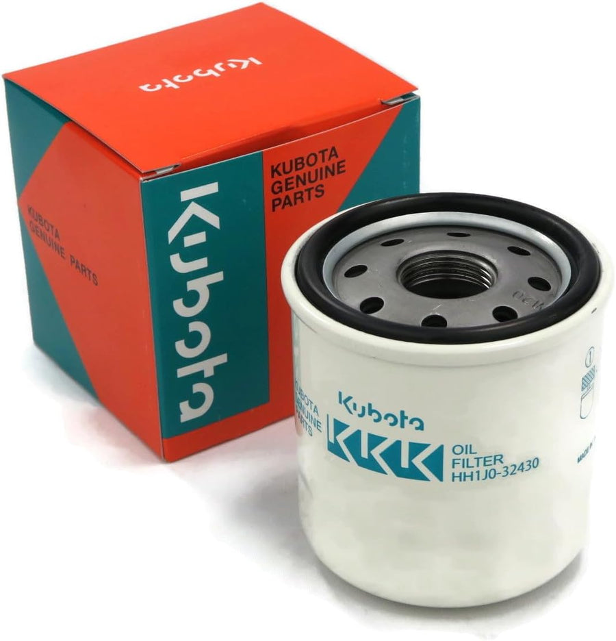 Kubota HH150-32430 cartridge oil filter for Kubota equipment, premium replacement for engine protection and optimal performance.