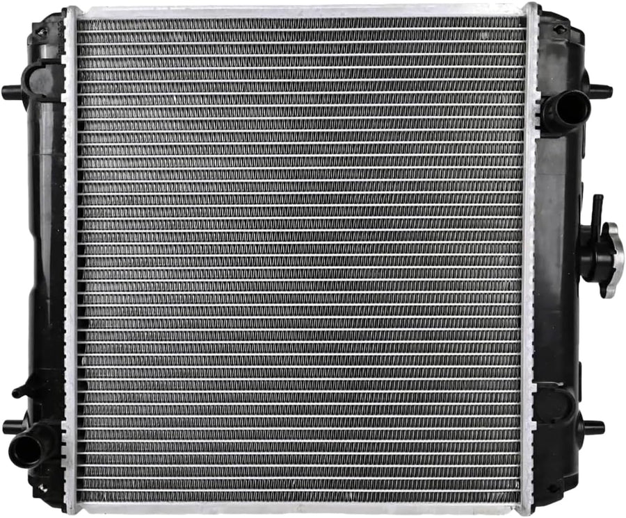Kubota radiator assembly 1G952 72060 for engine cooling, featuring a genuine Kubota cooling solution for optimal engine performance.