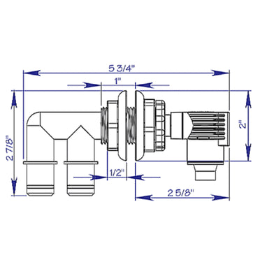 Flow-Rite MP-1000 Marine Pump-Out / Aerator Combo Kit – Barbed