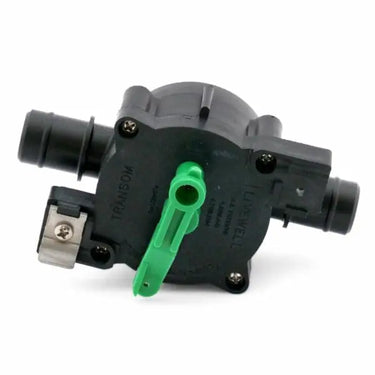 Flow Rite MV-03-RN01 Marine Control Valve Green Arm System 3 Barbed Connections
