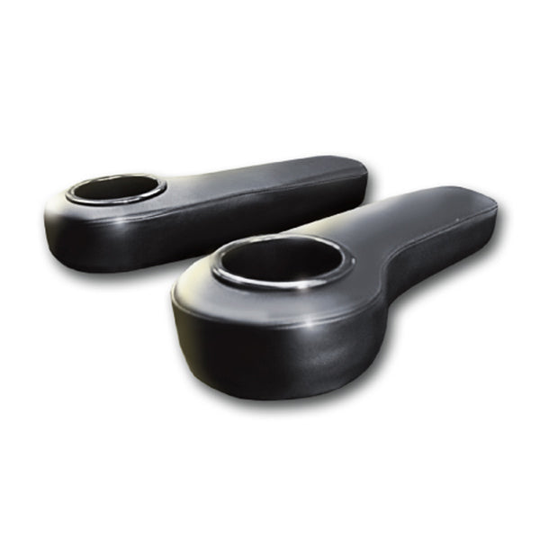 Nivel N01-211 black armrest for GTW Mach series and MadJax Genesis 150 rear flip seats, ergonomic comfort and durable design.