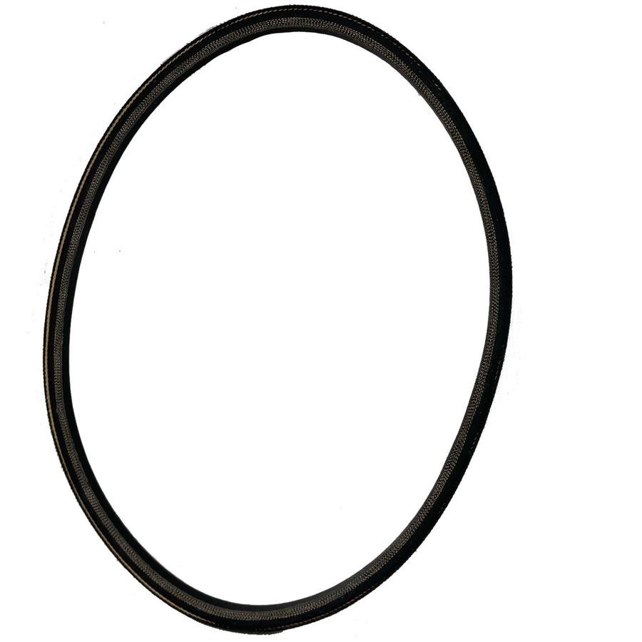 Nivel N1352 EZGO 4-cycle starter belt for golf carts, showing the black replacement belt with branding and identification markings.