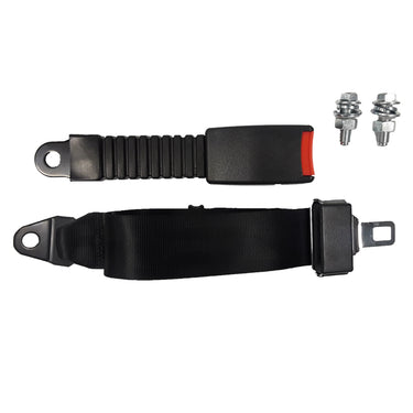 Lap Belt for Golf Carts Nivel N01-204 GTW 42.5 Inch With Rubber Over Mold Buckle