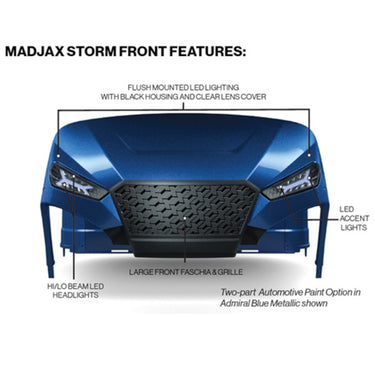 MadJax Storm Body Kit NIVEL N05-235-GY02 Golf Carts