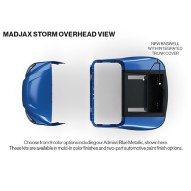 MadJax Storm Body Kit Nivel N05-235-BL02 Admiral Blue Metallic Exterior Upgrade for Golf Carts