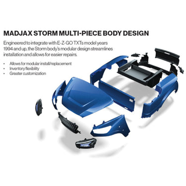 MadJax Storm Body Kit NIVEL N05 235 GY03 Golf Carts