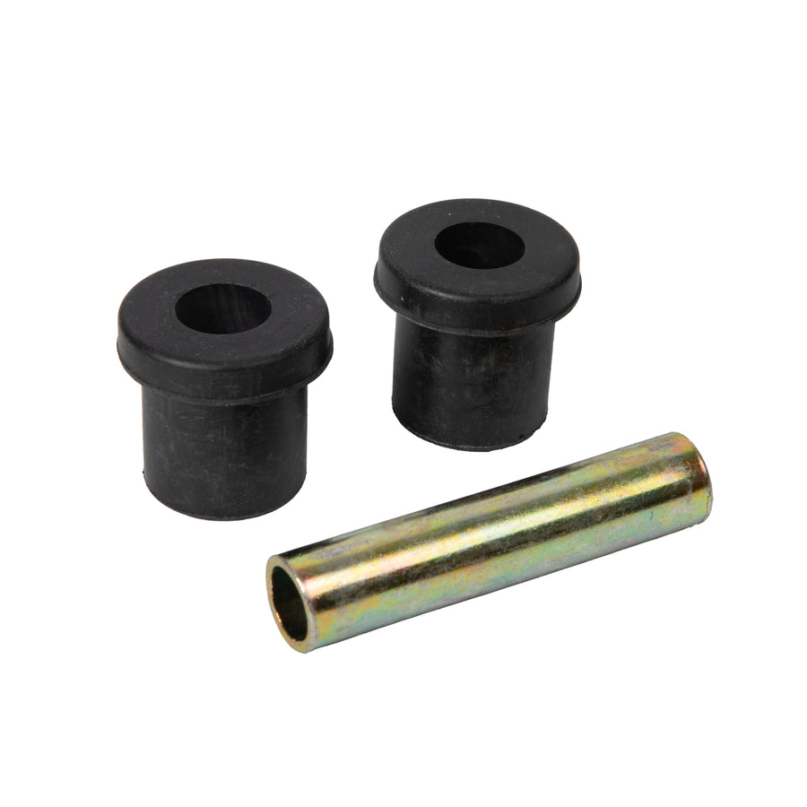 Nivel N12-006 rear spring bushing kit for EZ-GO TXT golf cart suspension upgrade, showing the bushings and installation components.