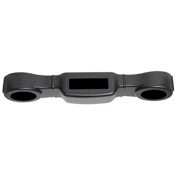 Nivel EZ-GO RXV black overhead console kit for golf carts, durable ABS automotive grade, fits 2008 and up models.