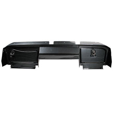 Nivel N31339 EZGO RXV Carbon Fiber Dash Cover Locking Doors for Golf Carts Premium Interior