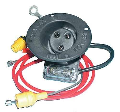 Nivel 48V Club Car fuse kit for receptacle, includes fuses and components for N5734 model golf carts, 1995 and up