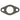 Nivel OEM Exhaust Gasket N4779 for EZGO 1991 Up Golf Carts - Rainier Parts