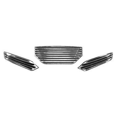 Nivel Havoc Chrome Grille Inserts Yamaha G29 Drive 2007 To 2016 Street Style Front End Upgrade For Golf Carts