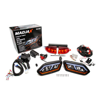 Nivel N02-097 Ultimate Plus Light Kit for Club Car Tempo golf carts, featuring LED lights and easy installation.