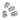 Nivel NLUG4S Chrome Lug Nuts 1/2-20 UNC 4 Pack For Golf Carts Secure Wheel Fastening