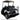 MadJax Genesis 150 Rear Flip Seat N01-030 For EZGO RXV Golf Carts Black Cushions Flatbed Cargo