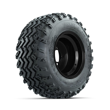 Nivel GTW Steel Black 10 Inch Wheels With Durable 20x10 All Terrain Rogue Tires For ATV UTV Enthusiasts