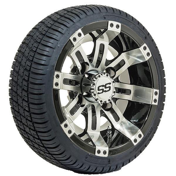 Set of four Nivel GTW Tempest 10-inch wheels with GTW street tires, ready to install, for car enthusiasts.