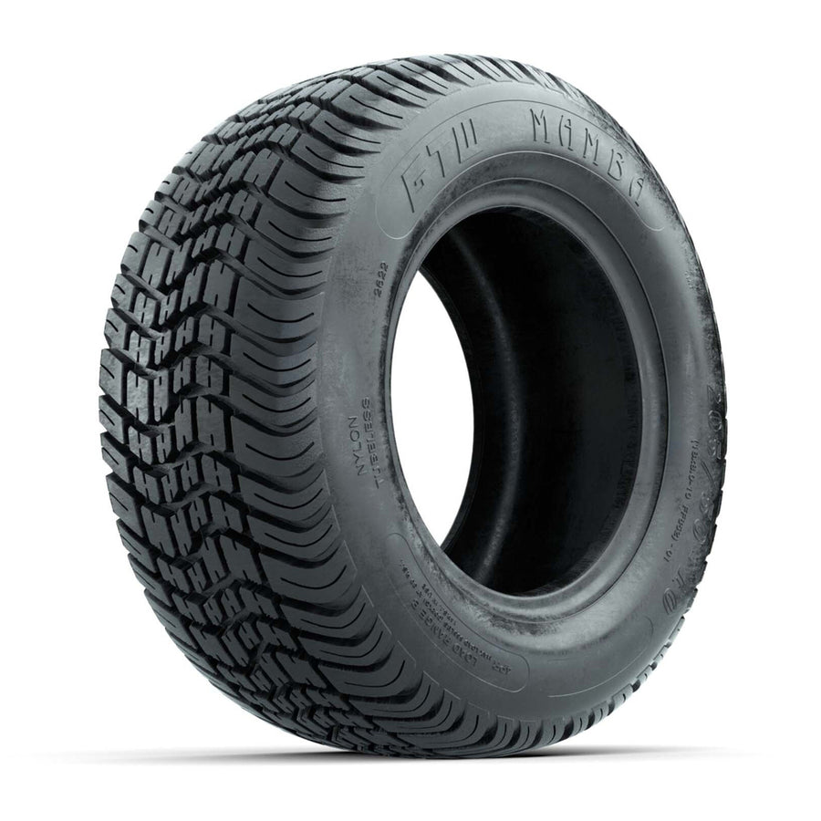 Nivel GTW Mamba Street Tire 205/50-10 for street vehicles and go-karts, durable, premium grip, quiet ride, no lift required.