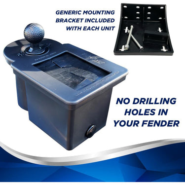 Nivel Black Golf Club and Ball Washer Part Number N34141 Universal Fit for Golf Carts