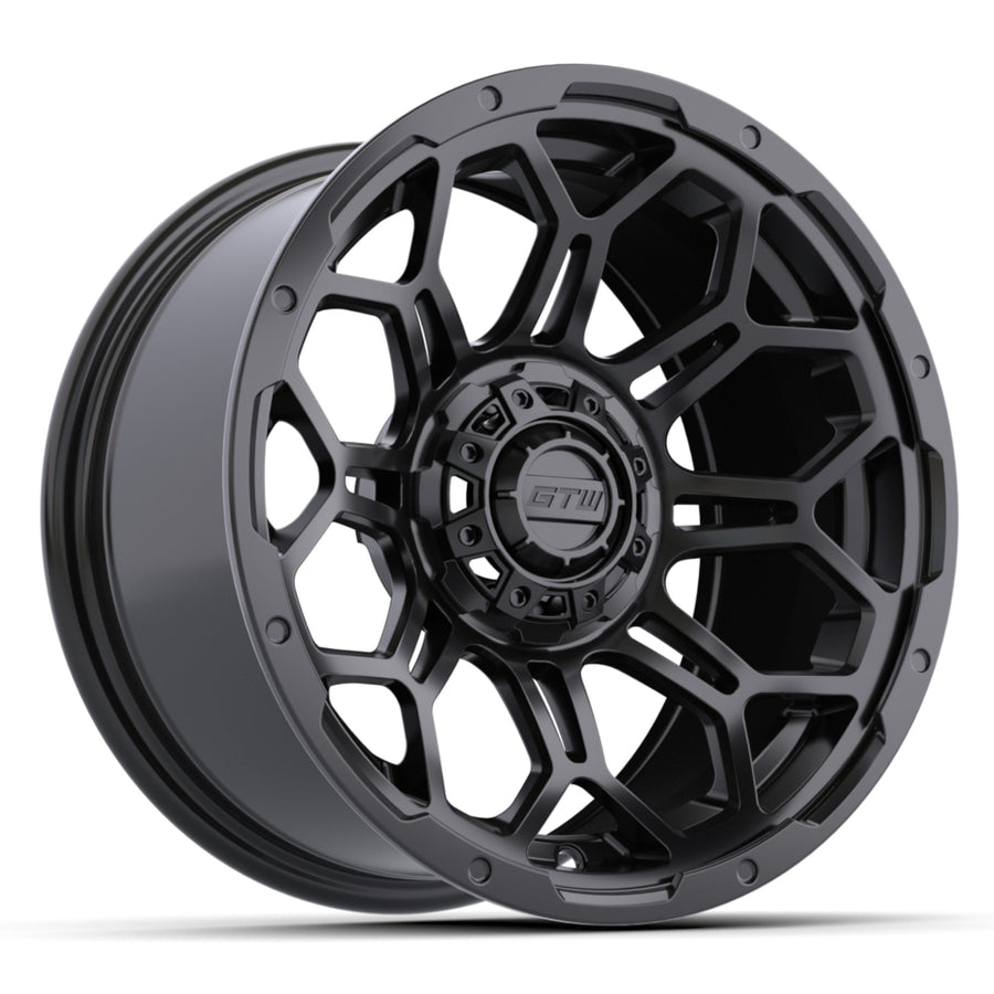 Nivel N19-251 14-inch GTW Bravo wheel in matte black, premium-quality car rim designed for automotive enthusiasts.