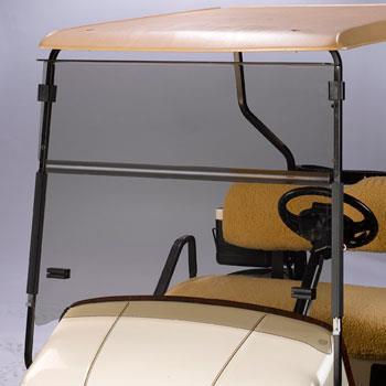 Nivel N30613 Tinted Fold-Down Windshield For EZGO S4 L4 Golf Carts Weather Resistant Easy Install