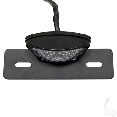 Red Hawk LED License Plate Holder With Running And Brake Light For Safer Driving And High Visibility - Rainier Parts