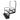 Rainier Parts Club Car DS Flip Seat Kit in white, designed for 1982-2000 golf carts, easy to install and durable.