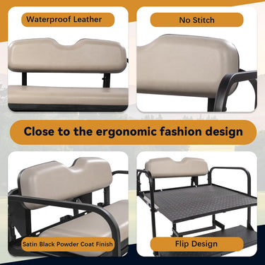 EZGO RXV OEM Rainier Flip Seat Kit OKRSKS2001-PW GolfCarts - Rainier Parts
