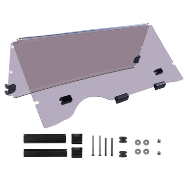 EZ-GO Folding RXV Windshield Tinted PMMA By Rainier Parts Easy Install For Golf Cart Owners - Rainier Parts