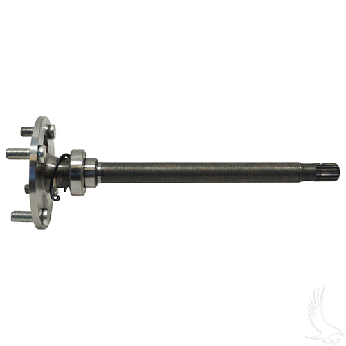 Redhawk Driver Side Axle Assembly for Club Car Tempo and Precedent golf carts, premium replacement part.
