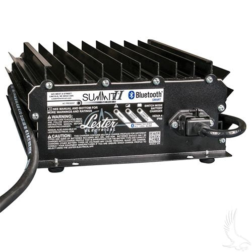 Red Hawk CGR252 Battery Charger 36 to 48V Auto Ranging 13 to 18A High Current for Professionals with Crowfoot Connector