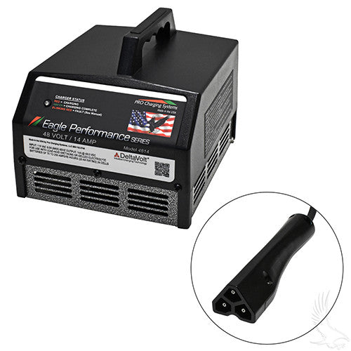 Red Hawk CGR-318 OEM Battery Charger 36V 48V Auto-Ranging 15A For EZGO Golf Carts