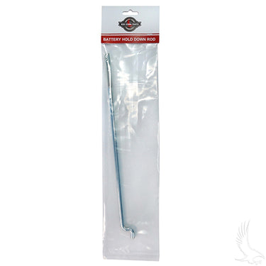 Red Hawk BAT-2002 Durable Battery Hold Down Rod for Club Car DS Electric, Z-Hook, 11.625 In