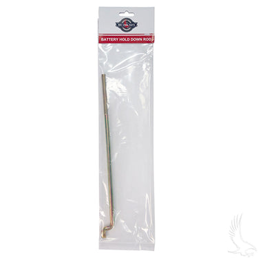 Battery Hold Down Rod Red Hawk BAT-2007 10 Inch Z Hook for EZGO TXT Med 94 Plus Golf Carts