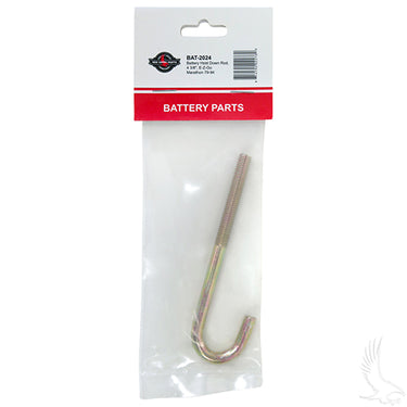 Red Hawk OEM Battery Hold Down Rod BAT-2024 for EZGO Marathon Golf Carts 1979-1994 4 3 8 in