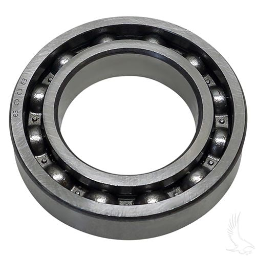 Red Hawk open ball bearing BRNG-004 for golf carts, compatible with Club Car, EZ Go, and Yamaha models, shown in the image.
