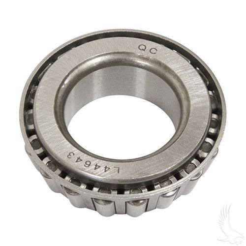 Redhawk EZ-GO front wheel bearing set with cone and cup, OEM quality replacement for gas and electric golf carts.