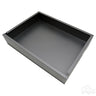 Red Hawk OEM steel weatherproof utility box with mounting kit for EZGO TXT golf carts from 1996 onward.