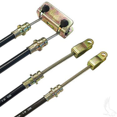 Red Hawk OEM Brake Cable Set CBL-044 for EZ-GO Marathon 93-94 Golf Cart 46in and 34.25in
