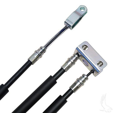 Brake Cable Set OEM CBL-045 for EZGO 4-Cycle Gas Golf Carts 1992-1994 Direct-Fit Red Hawk - Rainier Parts