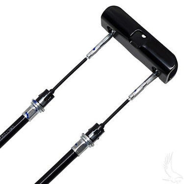Red Hawk CBL-062 Brake Cable Set For Club Car Precedent 2004+ Premium Durability Safe Braking Golf Cart Owners