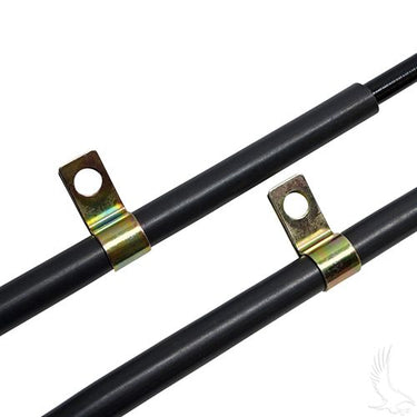 Red Hawk CBL-062 Brake Cable Set For Club Car Precedent 2004+ Premium Durability Safe Braking Golf Cart Owners
