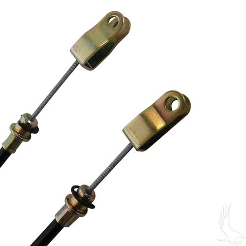 Redhawk 51-inch brake cable for EZGO golf carts 1976-1987, replacement part, durable and premium quality brake cable.