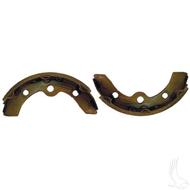 Red Hawk BRK014 OEM Brake Shoes Set for EZGO Club Car Yamaha Golf Carts Fleet Ready Replacement